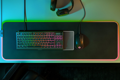 Tastierë gaming SteelSeries Apex 3 TKL, RGB, IP32, e zezë