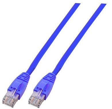 Kabllo rrjeti EFB Elektronik RJ45 Cat.6, U/UTP, 3m, CCA, LSZH, blu