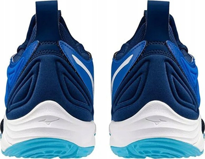 Atlete volejbolli Mizuno Wave Momentum 3 V1GA231201 për burra, për dysheme të forta, blu