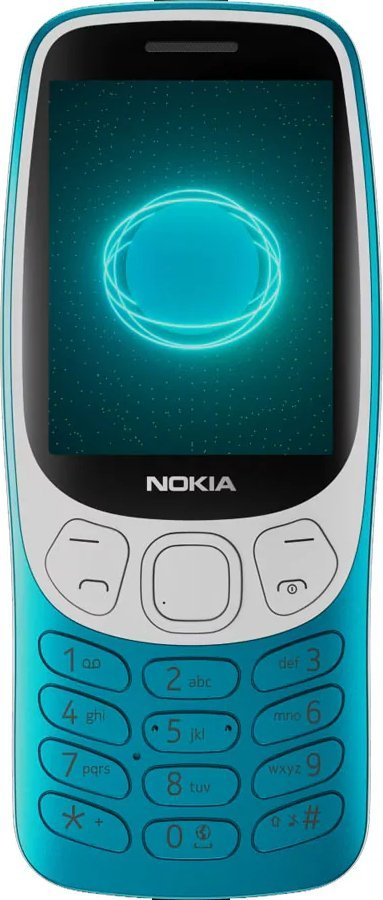 Телефон Nokia 3210 4G 2024, екран 2.4\", dual SIM, сина боја