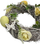 Kurorë zbukuruese Saska Gift and Decor, 24cm, Pashke me flutura edhe vezë, shumëngjyrëshe