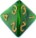 Set zare Rebel RPG Pearl, 7 copë, efekt perlë, jeshile