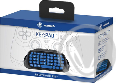 Tastjer Snakebyte KEY:PAD, pa tel 2.4 GHz, për PS4, e zezë