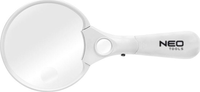 Lupë Neo 06-129, diametër 110mm, 3 lente zmadhimi, e zezë