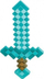 Shpatë lodër Minecraft Diamond Sword, për kostum, blu
