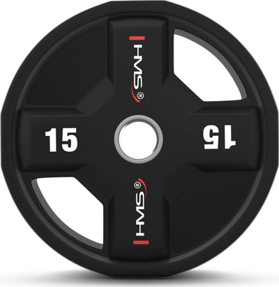 Disk olimpik HMS TPC15, poliuretan, 15 kg, i zi