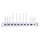 Stacion karikimi Unitek Y-2190, 10x USB-A, 2.4A QC 3.0, i zi