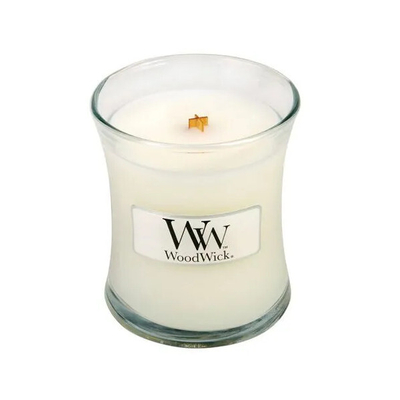 Qiri aromatik WoodWick Baby Powder, 85 g