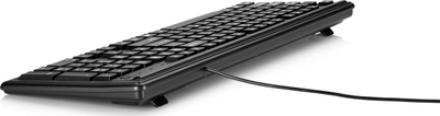 Tastierë HP 100, me kabllo USB, layout i plotë, e zezë