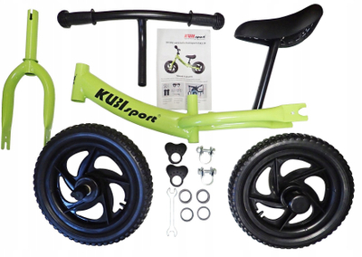 Biçikletë balancuese KUBIsport 05-CSK31K, rrota 12", për fëmijë, e verdhë