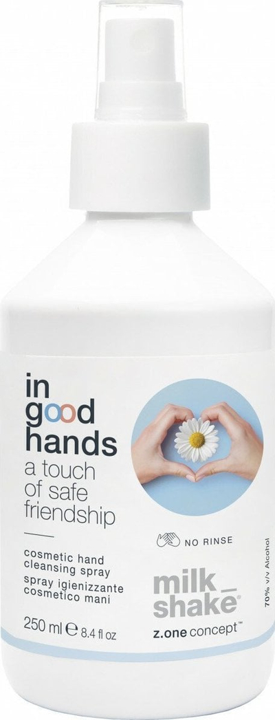 Спреј за чистење раце Milk Shake In Good Hand, 250 ml, транспарентен