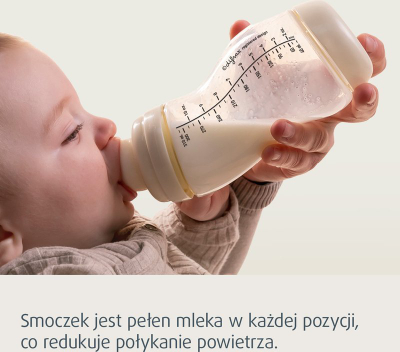 Biberon Canpol Babies S-Shape Anti Colic, 310 ml, gojë e gjerë, transparent