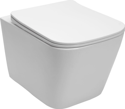 WC e varur Ceramics CE-MW-003-11-RIM Jellow Vigo, rimless, 50x36x36 cm, me ulëse slim, e bardhë