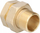 Lidhës flare TWIST 9024080, 1 1/4", me O-ring, bronzi