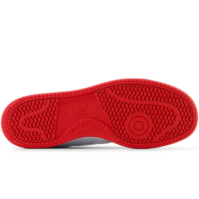 Atlete New Balance BB480LTR, lëkurë, taban OrthoLite, të bardha