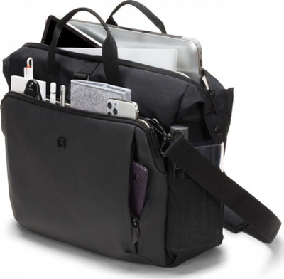 Çantë laptopi Dicota Top Traveller Go D31863 RPET, 15.6", material që s’e kap uji, e zezë