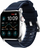 Rrip ore Rugged Band për Apple Watch, 46mm 49mm, Atlantic Blue, me metalik argjendi