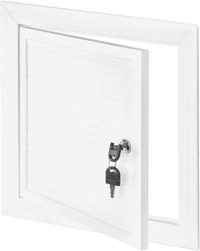 Kapak inspektimi Awenta MKOM43, 70x100mm, PVC, i bardhë