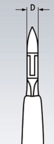 Прецизна странична клеща Knipex 77 32 115, сечење 0.3-1.3mm, должина 115mm, металик боја