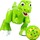 Lodër dinosaur interaktiv Jiabaile Jungle Overlord, me telekomandë, me avull dhe dritë, i gjelbër