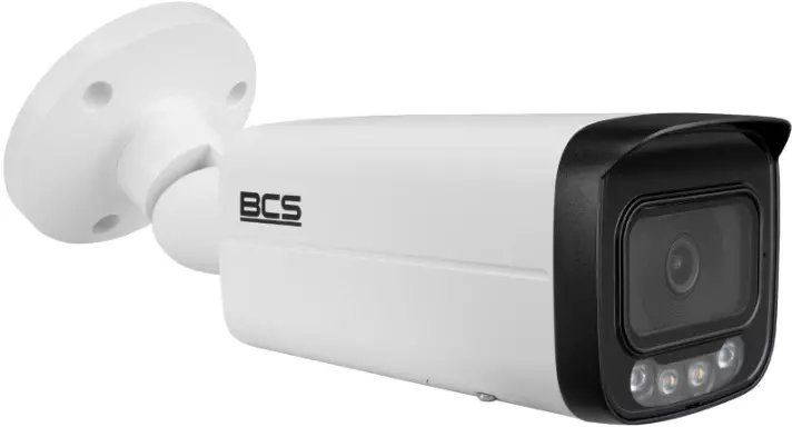 Kamerë IP tubulare BCS Line BCS-L-TIP35FCR8L6-Ai2, 5Mpx, NightColor 80m, e bardhë