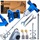 Mikser elektrik GEKO G80212, 1600W, 2 shpejtësi, blu