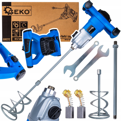 Mikser elektrik GEKO G80212, 1600W, 2 shpejtësi, blu