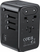 Adapter universal udhëtimi Unitek GaN, 100W, 4x USB C 1x USB, i bardhë, set 2 copë