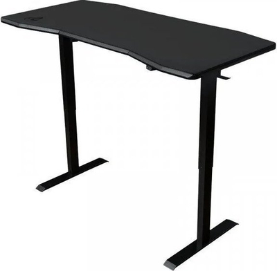 Tavolinë gaming Nitro Concepts D16E SitStand, elektrike, 160x80cm, karbon e zezë