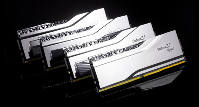 Memorie RAM G.Skill Trident Z5 Royal DDR5, 96GB 6800MHz CL34, Dual Channel XMP, ngjyrë argjendi me RGB