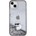 Mbulesë telefoni Karl Lagerfeld Liquid Glitter Choupette, për iPhone 15 Plus 6.7", transparente, me shkëlqim argjendi