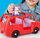 Set lodër Peppa Pig Big Family Car, i kuq