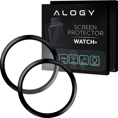 Xham ore 3D Alogy 2x për Xiaomi Amazfit GTR 3, i zi