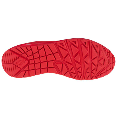 Atlete goca Skechers Uno Stand on Air W 73690, me Air Cooled Memory Foam, të kuqe
