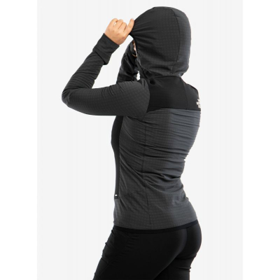 Xhaketë The North Face Dawn Turn Hybrid Ventrix Midlayer, për femra, gri e zezë