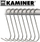 Куки за димење Kaminer 25553, сет 15 парчиња, нерѓосувачки челик, сребрени
