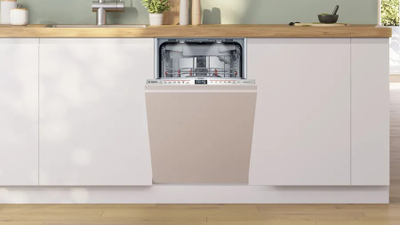 Lavastovilje Bosch Series 6 SPV6EMX09, 45 cm, e integrueshme, Home Connect, inoks