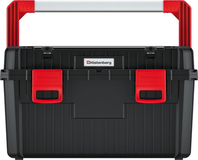 Kuti veglash Kistenberg Tool Case HEAVY, dorezë metalike, 50L, e zezë