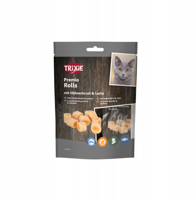 Snacks për qen Trixie Premio Rolls, gjoks pule me salmon