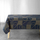 Mbulesë tavoline Douceur d'intérieur Navy Blue Gold, me figura gjeometrike, 150x300 cm, blu e errët