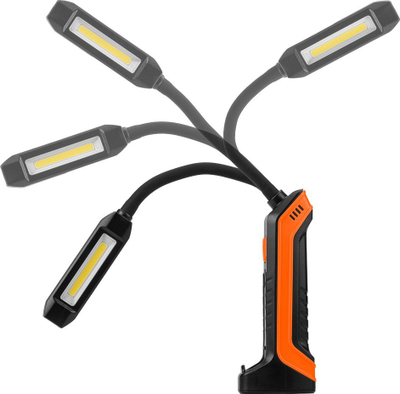 Lampë punëtorie Neo, LED COB, 400lm, me magnet