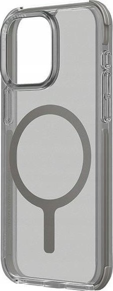 Kapotë iPhone Uniq Combat Magclick, për iPhone 15 Pro Max 6.7", MagSafe, gri e tejdukshme