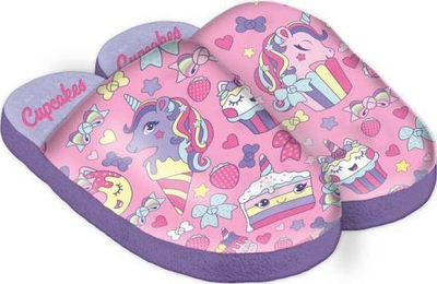 Pantofla për kalamaj Euroswan Cupcake KL10330, nr 30-38, 100% poliester, rozë vjollcë