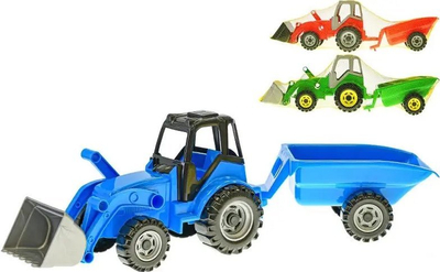 Lodër traktor CHOIŃSKI me kovë e rimorkio, me blloqe, shumëngjyrëshe