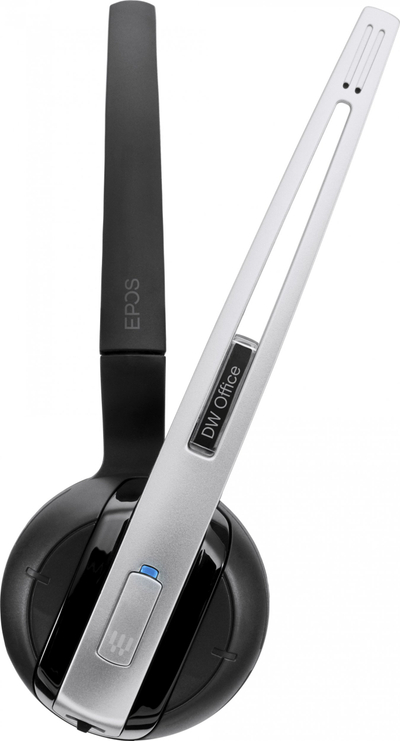 Kufje wireless EPOS DW 10 ML, për punë në zyrë dhe call center, të zeza me argjend