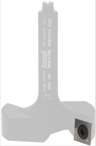 Pllakë karbidi Freud Square Scraper 31°, 14x14x2 mm, për gdhendje dhe strugim