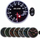 Ora matëse Sliding Clock PK-SC, 52mm, temperaturë marrjeje ajri, e zezë