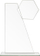 Trofe xhami Tryumf GS612 25, me stil modern, transparent