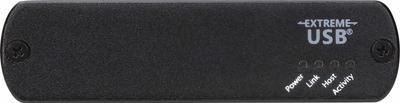 Zgjatues USB ATEN 4-Port, USB 2.0, në LAN, i zi
