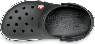 Papuçe për femra Crocs Crocband, 39-40, të zeza / bardha